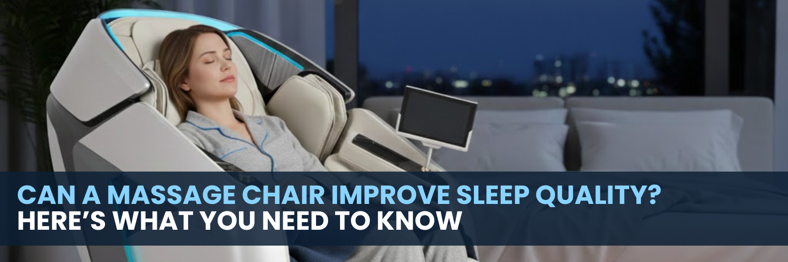 "Learn how massage chairs influence better sleep. Discover the research linking relaxation, pain relief, and reduced stress to improved rest and recovery.

"