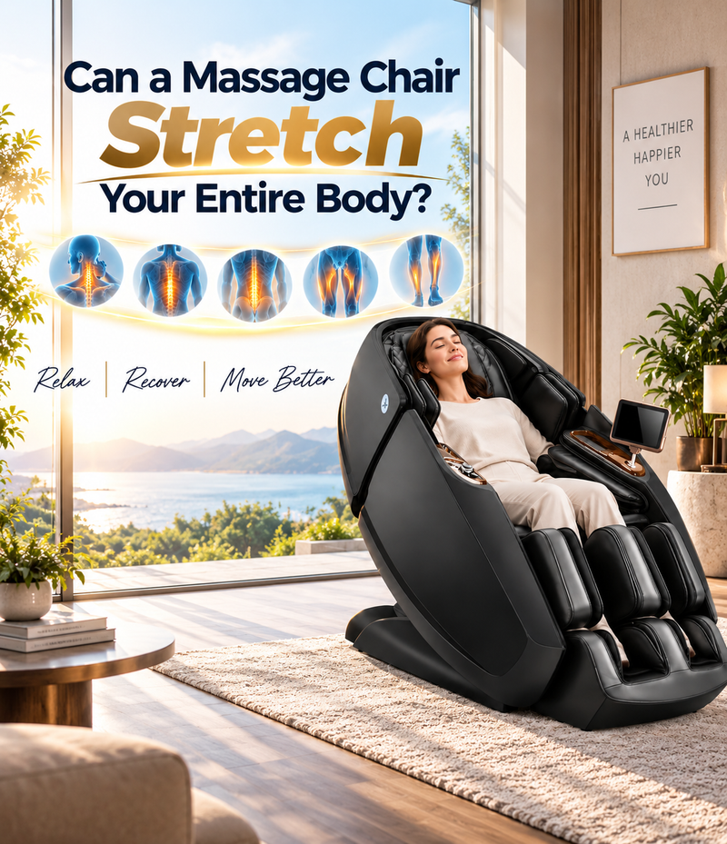 Explore Massage Chairs With Stretching Programs and learn how different stretching technologies work, what areas they target, and what to look for when choosing a chair.
