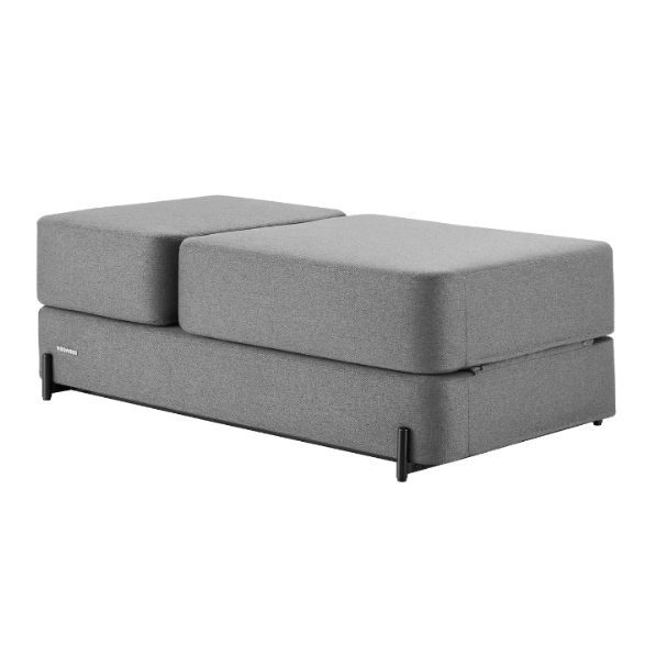 Grey Ceragem S4 massage lounger for therapeutic back health.
