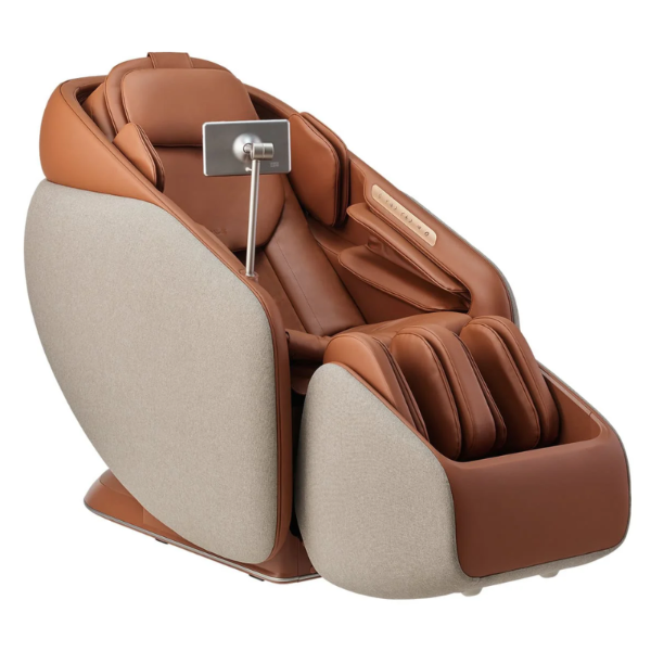 Ceragem Pause M10 heated massage chair with Thermal-TECH™ heated rollers for full-body heat therapy and spinal wellness.