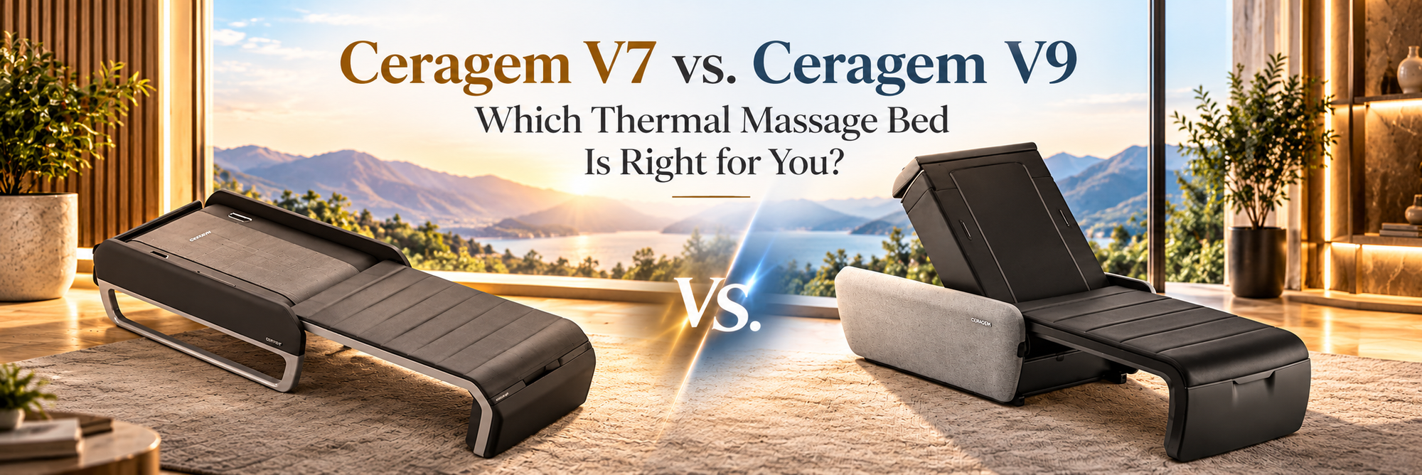 See the difference between the Ceragem V7 vs V9 in thermal massage technology, features, comfort, and customization to find the right model for you.