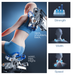 Chanenn C50Pro Struggler dual-core synergy system demonstrating four-hand massage technology with synchronized rollers.