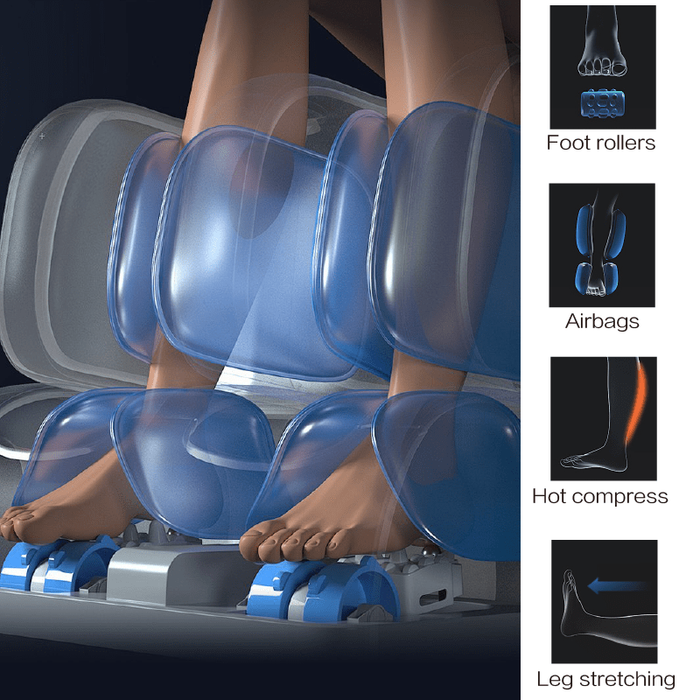 Chanenn C50Pro Struggler wraparound leg and foot massage with full-coverage air compression and heat therapy.