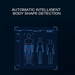 Chanenn C80 Leader massage chair automatic body scan detecting body shape and pressure points for personalized massage.