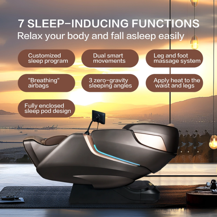 Chanenn C81 Pro Dreamer massage chair with sleep-inducing features including zero gravity, heat therapy, and leg and foot massage.