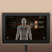 Chanenn C81 Pro Dreamer massage chair body scan screen showing automatic shoulder detection and position adjustment.