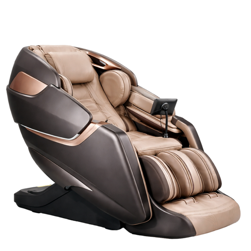 Brown Chanenn C81 Pro Dreamer massage chair shown in front angled view with full body design.