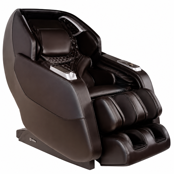 Daiwa Hubble Plus massage chair on display in our Denver, Colorado showroom with an SL-track massage system and full-body air compression massage.