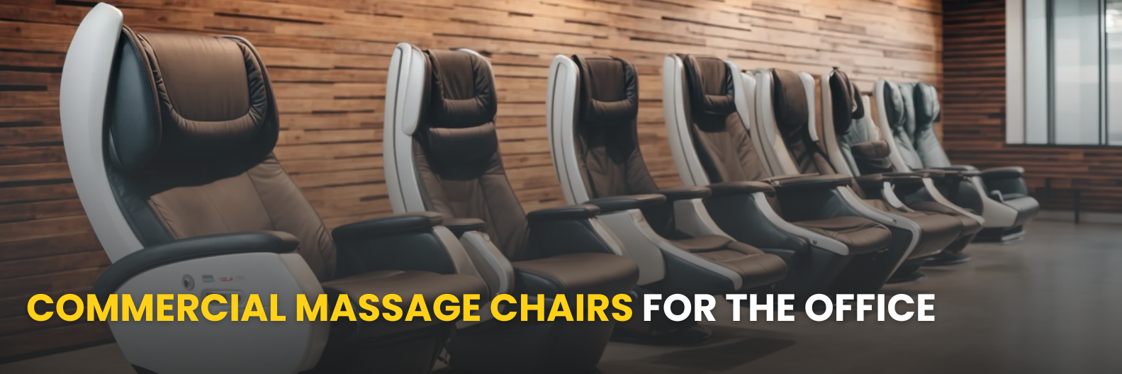 Commercial massage chairs for the office offer employees a relaxing break from their desk-bound routines, potentially increasing productivity and reducing stress through therapeutic massage techniques.