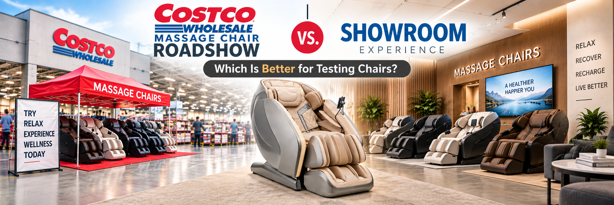 Discover why visiting a massage chair showroom can make it easier to test and compare multiple models, features, massage styles, and comfort levels before buying.