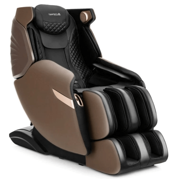 The Costway Massage Chair Costway 3D SL-Track Electric Full Body Zero Gravity Shiatsu Massage Chair with Heat Roller.