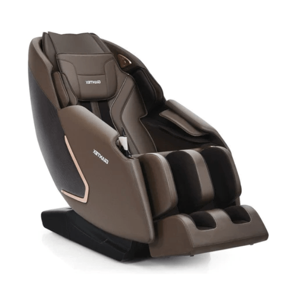 The Costway Massage Chair Costway Full Body Zero Gravity Massage Chair with SL Track Heat Installation-free in brown. 