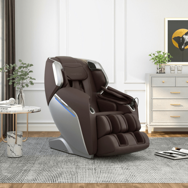 The Costway Massage Chair Costway Full Body Zero Gravity Massage Chair with SL Track Voice Control Heat.