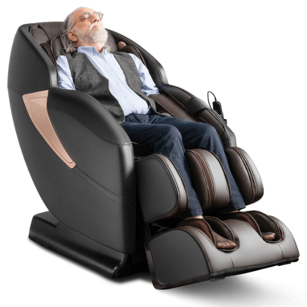 The Costway Costway Zero Gravity SL-Track Electric Shiatsu Massage Chair has an ergonomic SL Track.