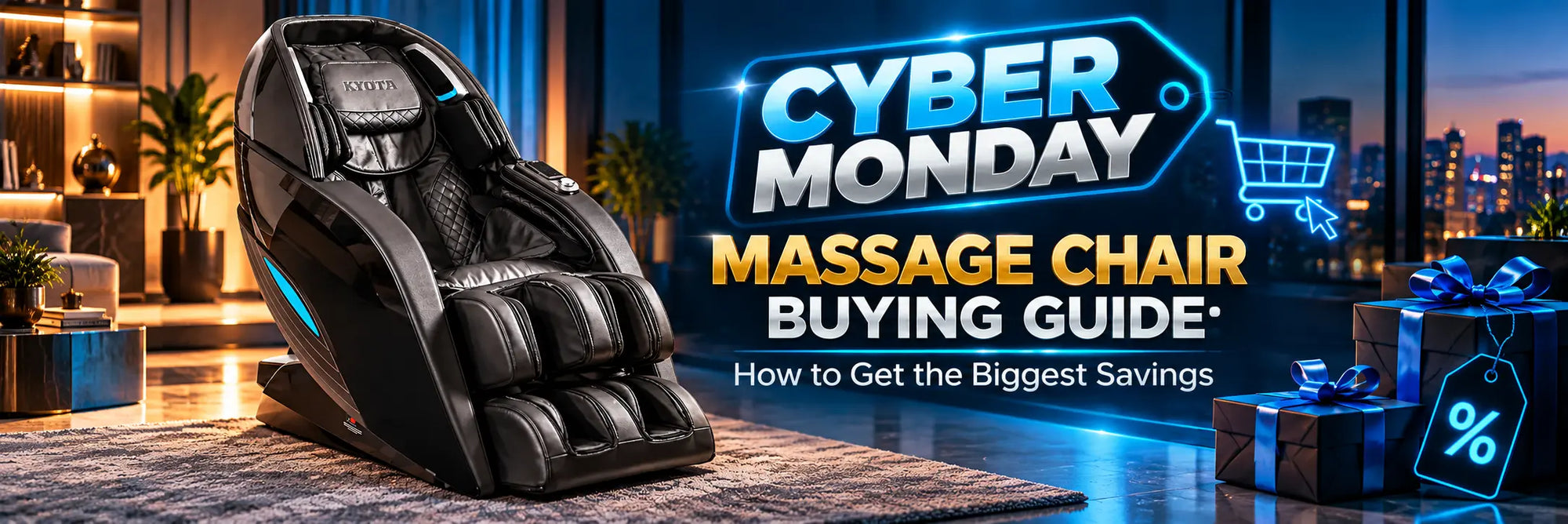 Discover Cyber Monday massage chair deals and learn how to save on luxury models, advanced features, and premium home relaxation.