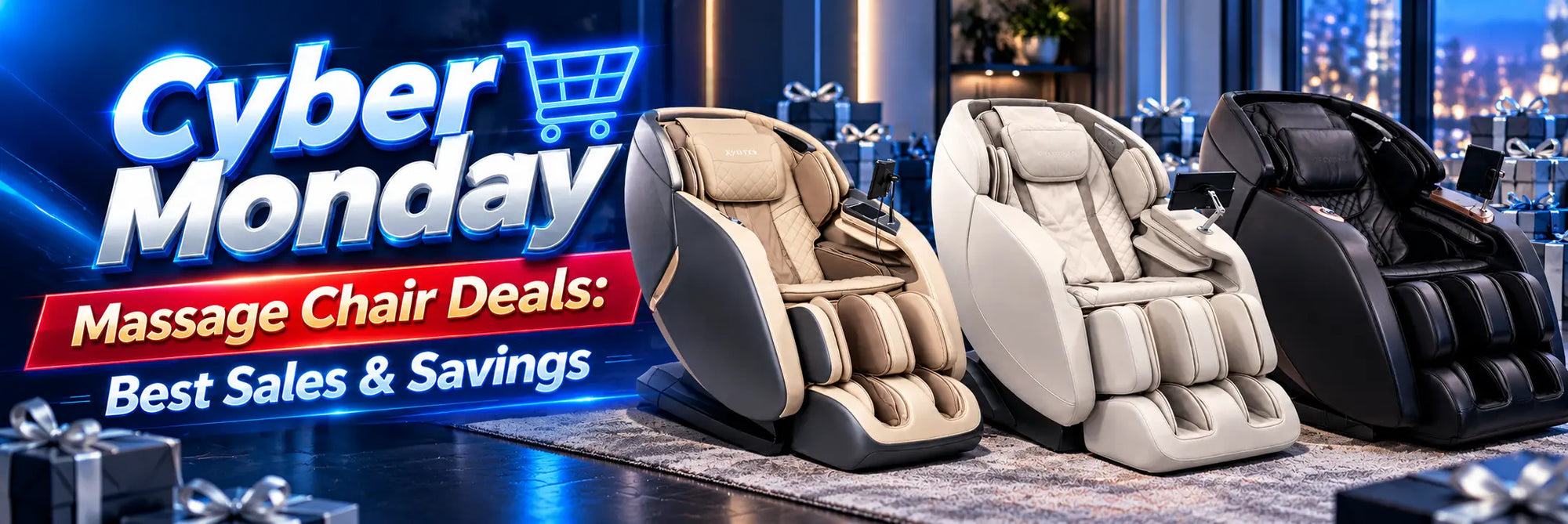 Explore massage chair Cyber Monday sales and find exceptional discounts on top-rated massage chairs for your home.