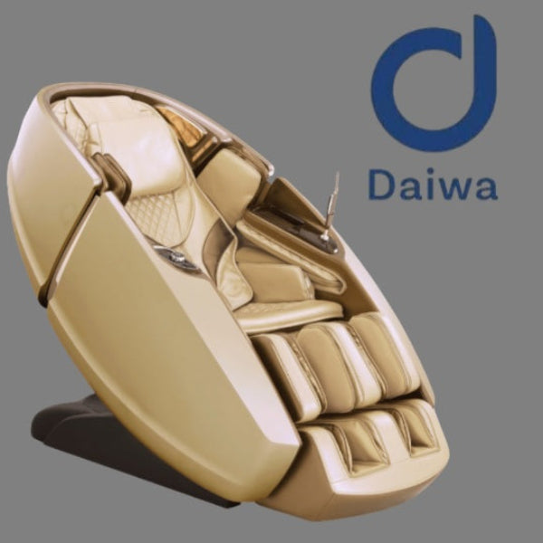 Daiwa massage chair brand showcasing luxury full-body massage technology