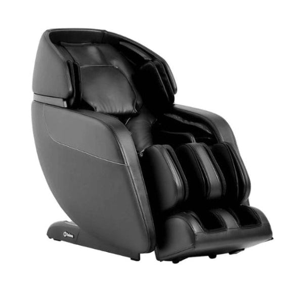 The Daiwa Legacy 4 massage chair uses 3D rollers for deep tissue massage therapy and is available in sleek black. 