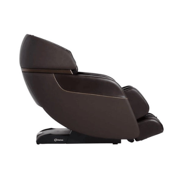 The Daiwa Legacy 4 massage chair has 3D rollers for deep tissue massage and an L-Track for full-body neck to glutes coverage. 