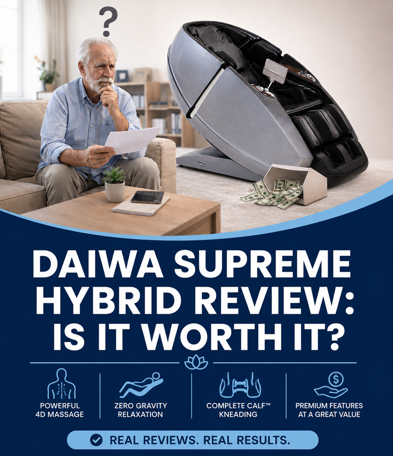 In our Daiwa Supreme Hybrid review find out why this luxury massage chair is worth the investment.