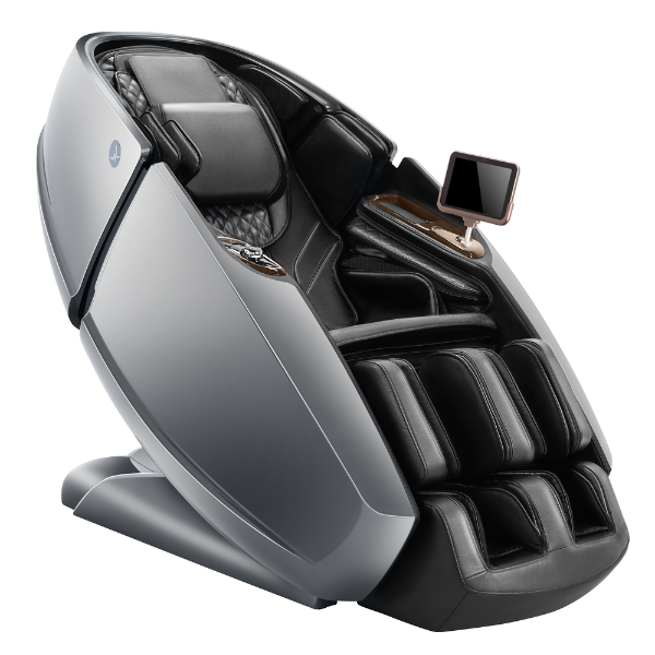 The Gray Daiwa Supreme Hybrid X is the ideal massage chair for lower back pain finding the right support