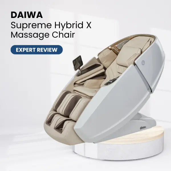Read our complete Daiwa Supreme Hybrid X Massage Chair review to learn about its smart body scanning, massage techniques, and premium features. Find out if this high-end chair is worth the investment for your wellness routine.