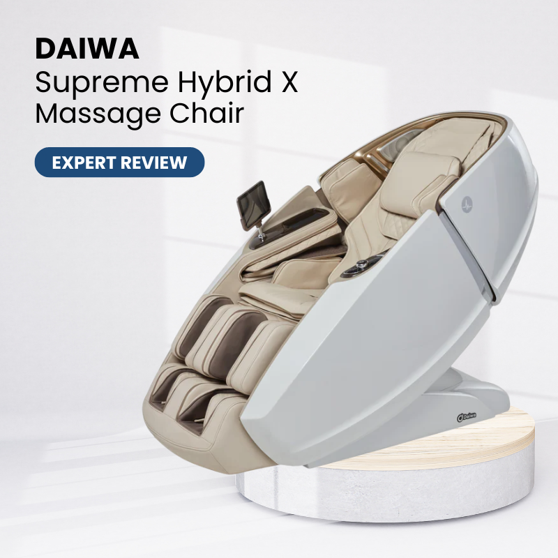 Read our complete Daiwa Supreme Hybrid X Massage Chair review to learn about its smart body scanning, massage techniques, and premium features. Find out if this high-end chair is worth the investment for your wellness routine.