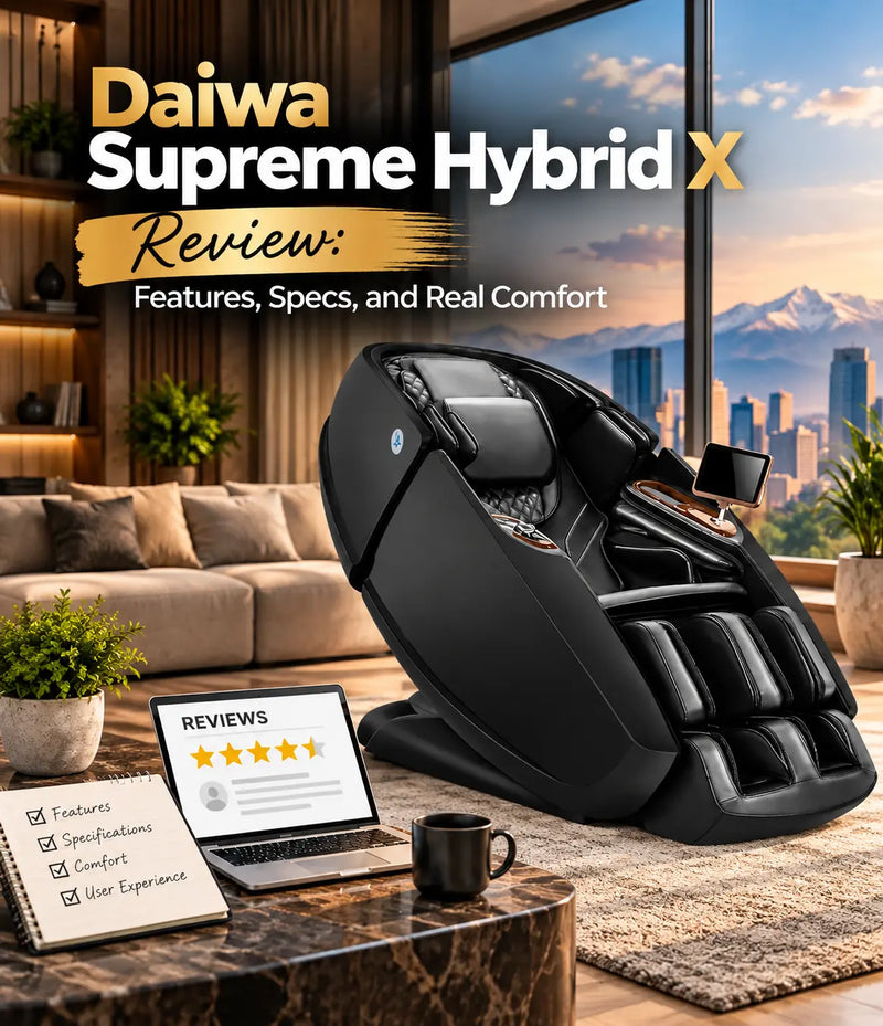 Our Daiwa Supreme Hybrid X review is here. Discover its massage technology, luxury comfort, key features, specifications, and whether it's worth buying.