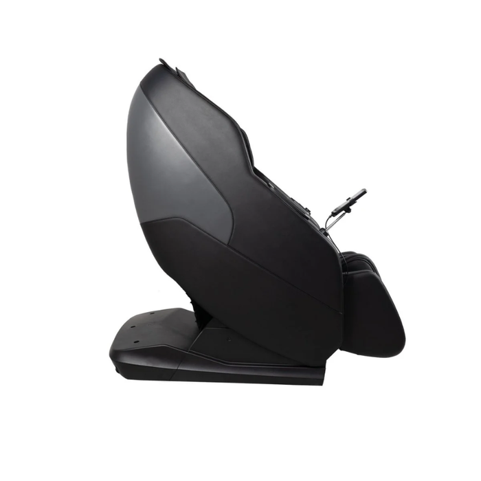 Side view of Daiwa iLift massage chair highlighting sleek profile and lift-assist capabillities.