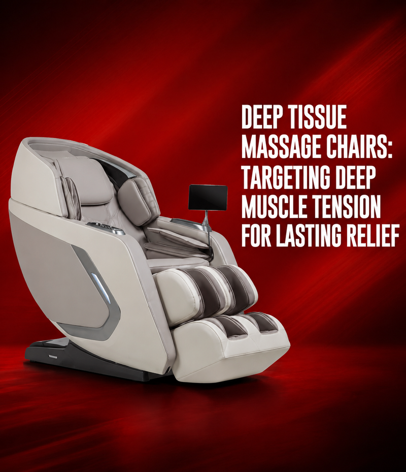 Best deep tissue massage chairs featuring advanced 4D massage technology, full-body pain relief, customizable massage programs, and premium comfort for home relaxation and wellness.