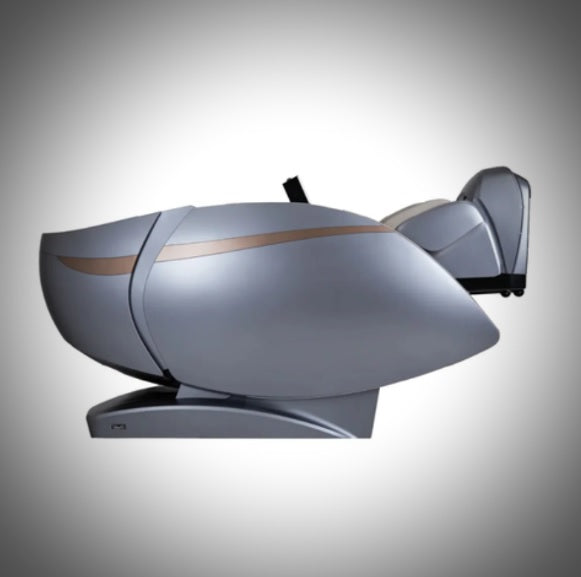 Side view of DuoMax SE chair, highlighting its ergonomic contours and spacious seating.