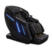 DuoWellness Soteria LE massage chair in black with dual mechanism full body design.
