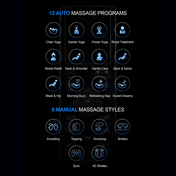 12 Amazing Automatic Massage Programs