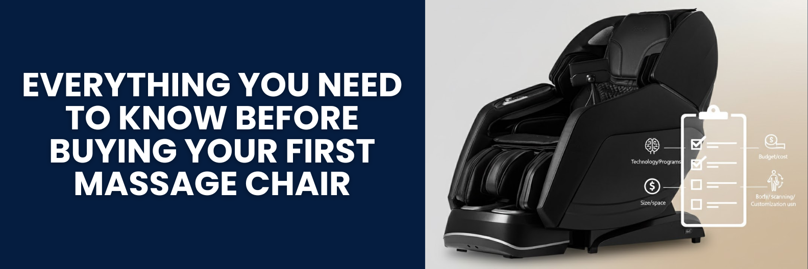 Thinking about buying your first massage chair? Explore the benefits, different types, must-have features, and helpful tips to ensure you choose the perfect one.