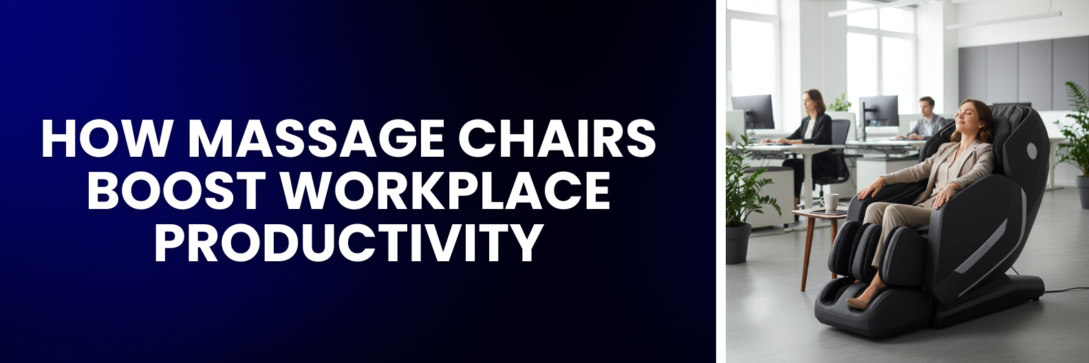 Find out how workplace massage chairs can lower tension, reduce discomfort, and enhance employee focus, resulting in higher productivity and a more positive office environment.