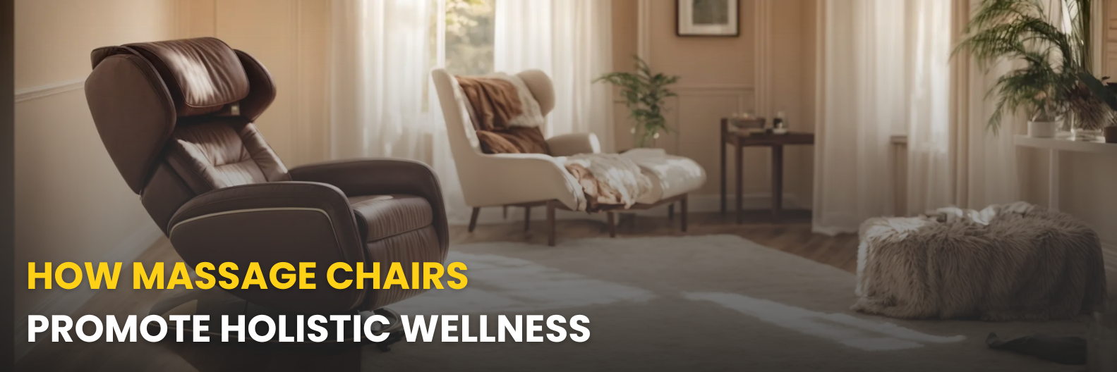 Massage chairs offer a holistic approach to wellness, combining physical relief through targeted massage techniques with mental relaxation, thereby fostering an overall sense of well-being and balance
