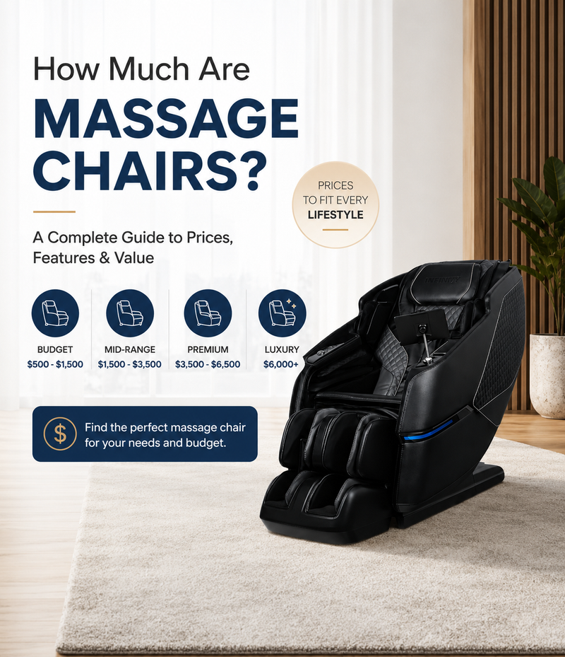 How much are massage chairs? From affordable starter models around $2,000 to luxury chairs exceeding $10,000, this guide explains what influences pricing and helps you choose the best option for your budget.