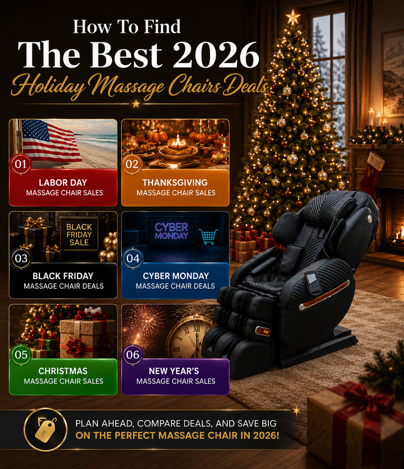 Find the Best 2026 Holiday Massage Chair Deals and learn when to shop for top savings on luxury massage chairs this holiday season.