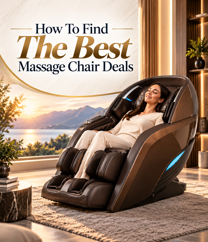 Learn how to spot genuine massage chair deals, avoid inflated discounts, and compare price, warranty, and delivery before you buy.