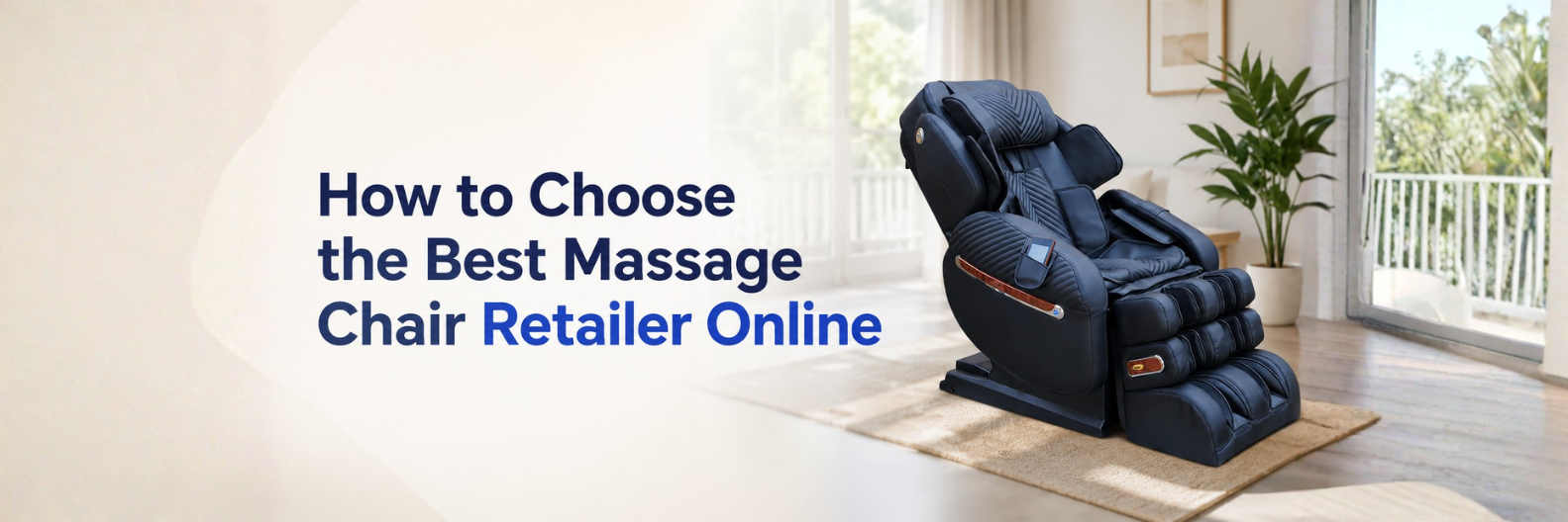 Searching for the best place to buy a massage chair online? This guide explains what to look for in a massage chair retailer, including expert support, premium brands, white-glove delivery, and reliable warranties.