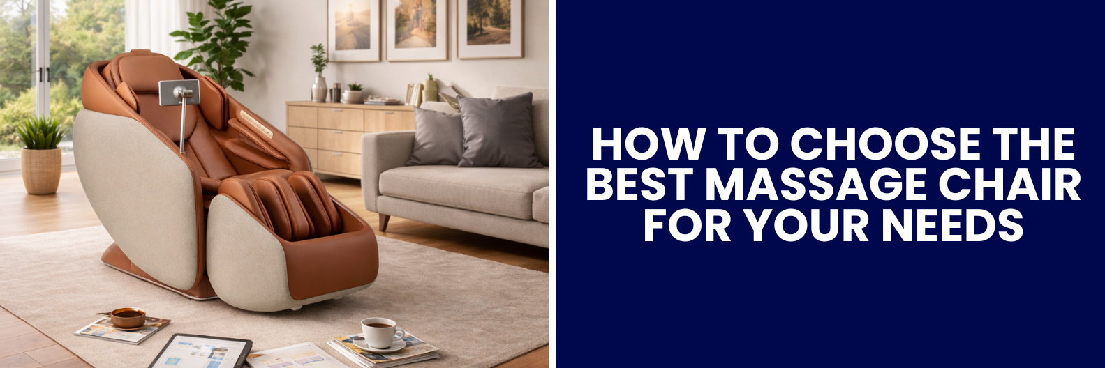 Learn what type of massage chair will be the perfect match that fits your lifestyle and provides maximum relaxation.