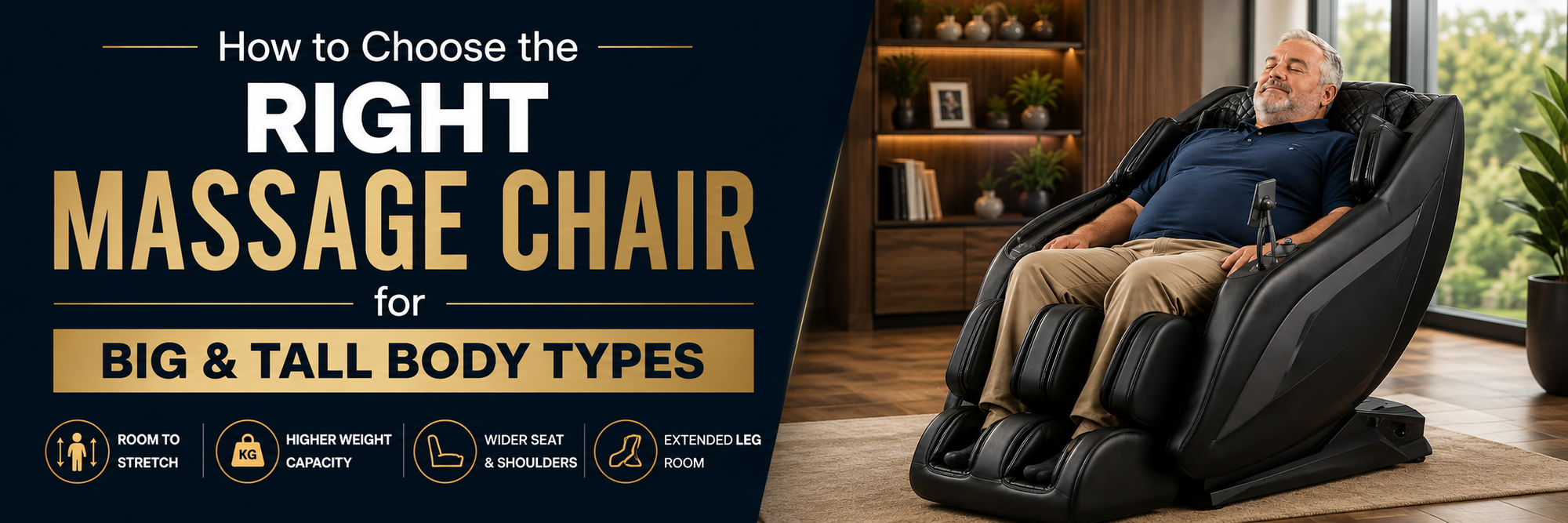 Discover the best massage chairs for big and tall people and learn which features provide better comfort, fit, support, and full-body massage coverage.
