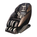 Front view of the brown Infinity Circadian 4D DualFlex Massage Chair, featuring a sleek design, advanced 4D massage technology, and an intuitive touchscreen tablet remote.