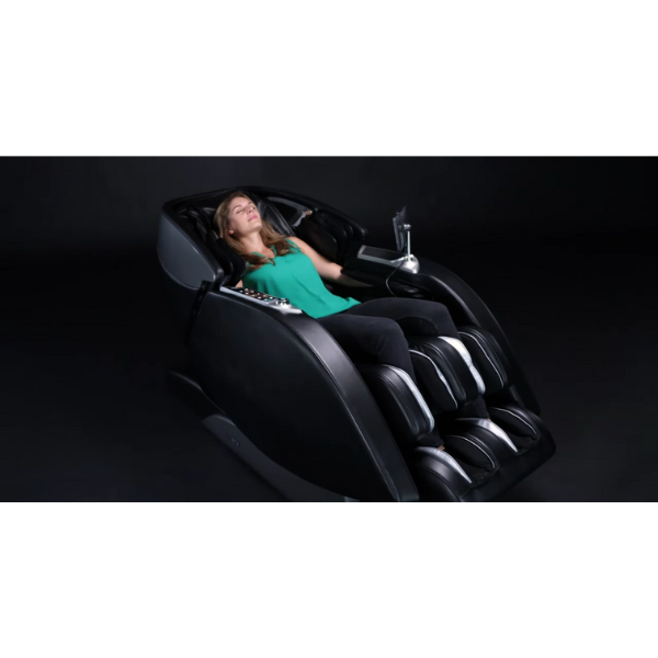 The Infinity Circadian massage chair delivers healing heat therapy to soothe your back and for tired achy legs.