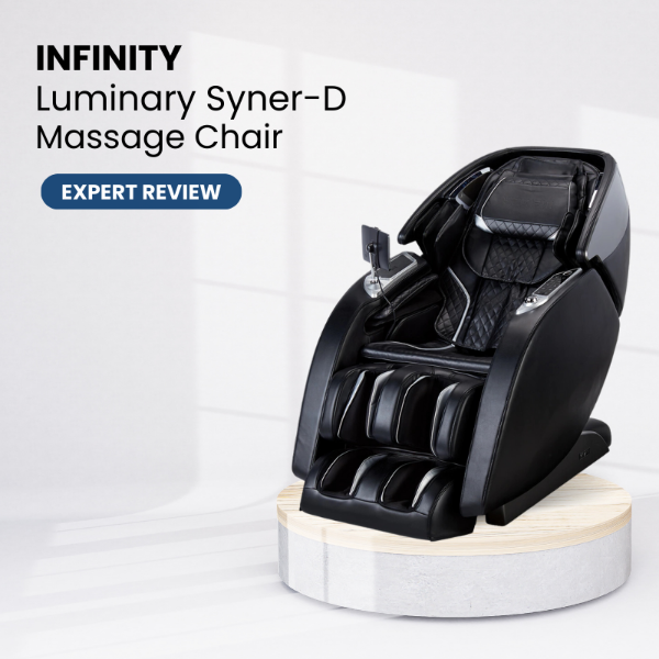 This review of the Infinity Luminary Massage Chair emphasizes its advanced dual 4D massage technology, reflexology foot rollers, sound therapy options, and luxurious design, making it a versatile and therapeutic addition to any home. 
