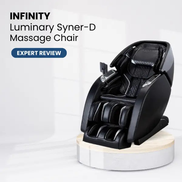 This review of the Infinity Luminary Massage Chair emphasizes its advanced dual 4D massage technology, reflexology foot rollers, sound therapy options, and luxurious design, making it a versatile and therapeutic addition to any home. 