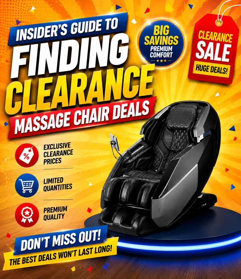 Discover the best clearance massage chair deals and learn how to find premium models at significantly reduced prices.