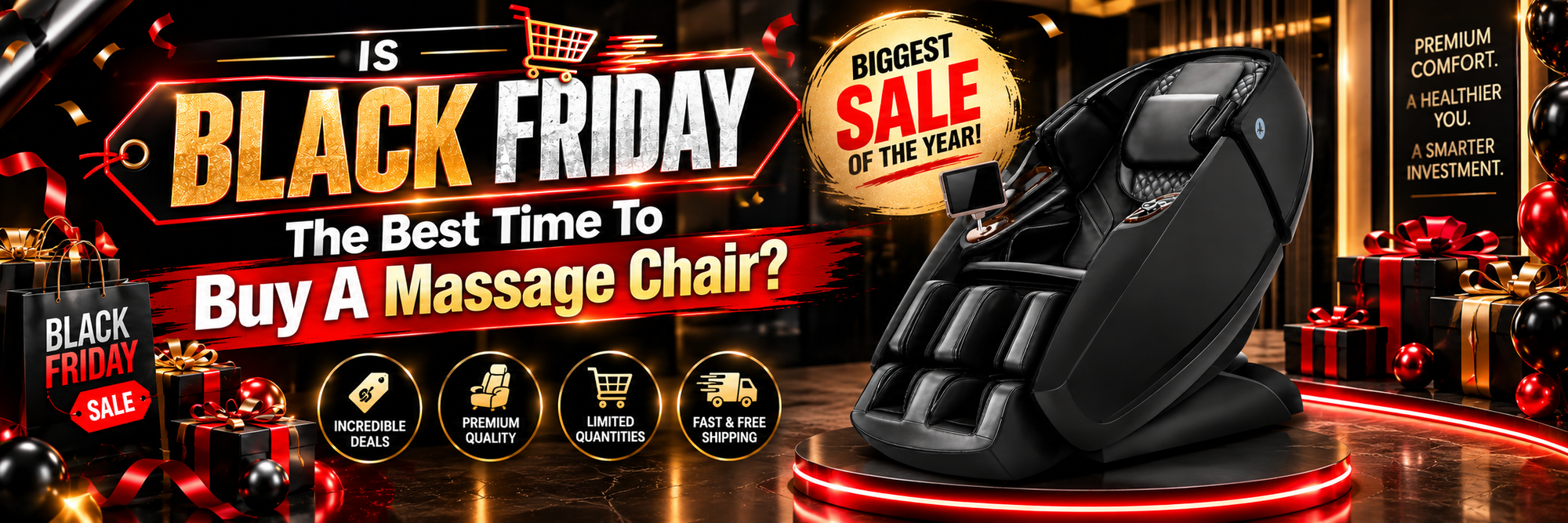 Learn how Black Friday massage chair sales compare with other major holiday promotions and when you can find the best value.