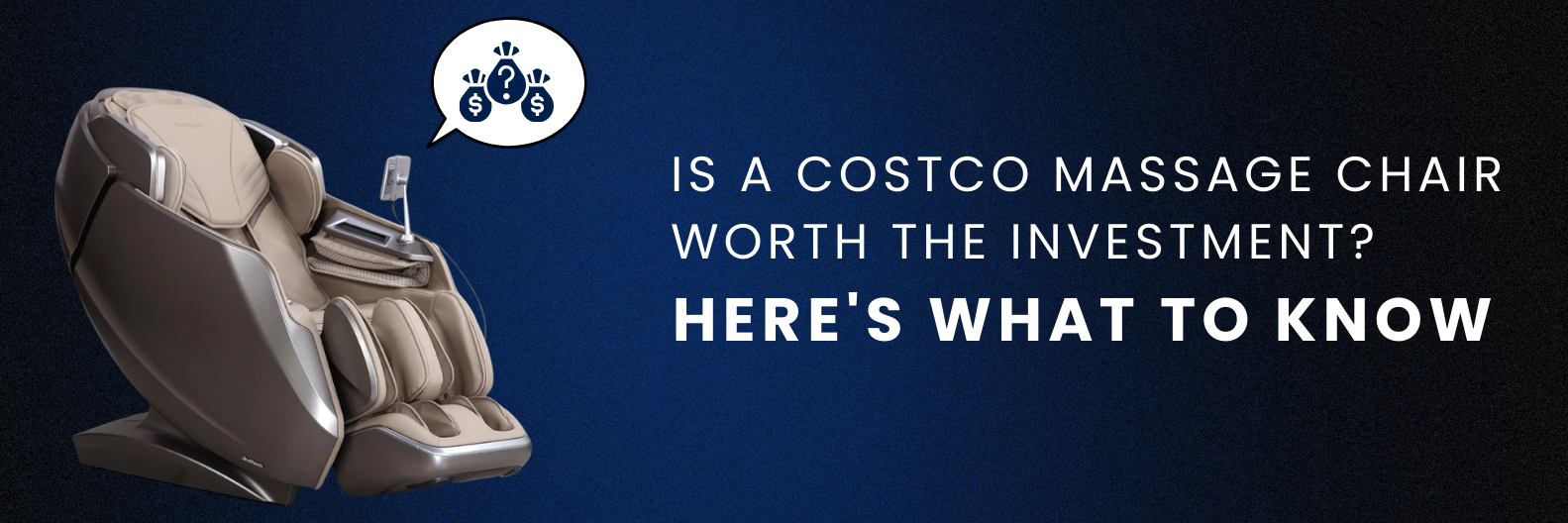 Although Costco sells massage chairs at affordable prices, purchasing from a local small business not only supports the community but also ensures you get tailored recommendations and after-purchase service for a more valuable investment.