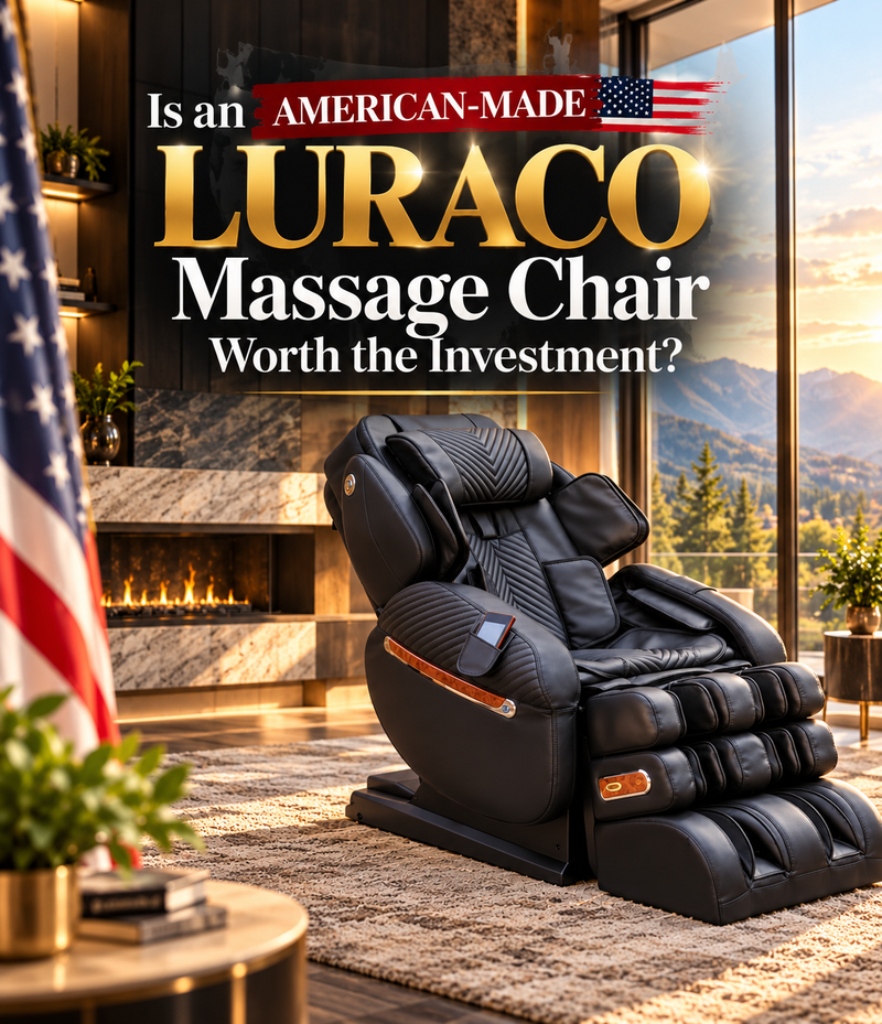See what makes Luraco's American made massage chairs unique, including technology, pricing, and value, before making your investment.